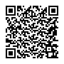 Código QR para número de teléfono +19853262575