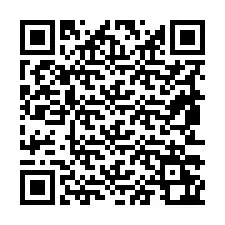 Código QR para número de telefone +19853262621