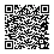 Código QR para número de telefone +19853262633