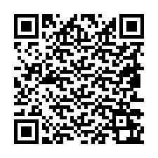 Codice QR per il numero di telefono +19853262658