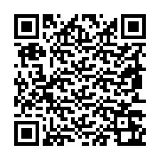 Código QR para número de telefone +19853262914