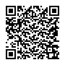 QR-code voor telefoonnummer +19853262938