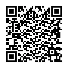 Código QR para número de telefone +19853266422