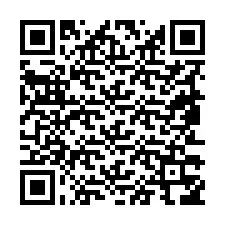 Código QR para número de teléfono +19853356268