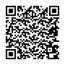 QR kód a telefonszámhoz +19853400587