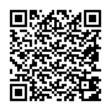 QR-code voor telefoonnummer +19853402029