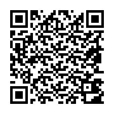 Código QR para número de teléfono +19853402129