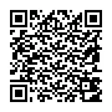 Código QR para número de teléfono +19853402401