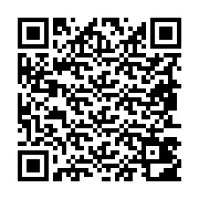 Código QR para número de teléfono +19853402466