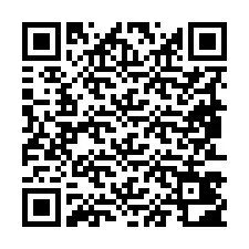 QR Code pour le numéro de téléphone +19853402476