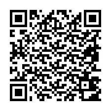 QR Code pour le numéro de téléphone +19853402563