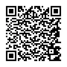 Código QR para número de teléfono +19853402568