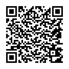 Código QR para número de teléfono +19853402589