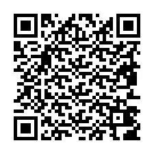 Código QR para número de teléfono +19853406202