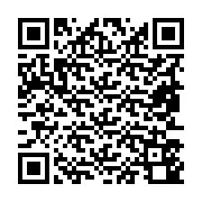 QR Code pour le numéro de téléphone +19853540237