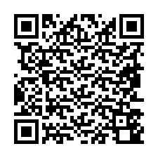 Código QR para número de teléfono +19853540276