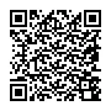 Código QR para número de teléfono +19853540318