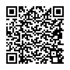 QR-koodi puhelinnumerolle +19853540653