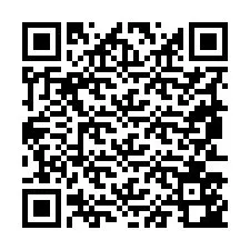 Código QR para número de telefone +19853542774