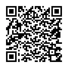 QR-code voor telefoonnummer +19853750209