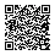 QR-code voor telefoonnummer +19853750233