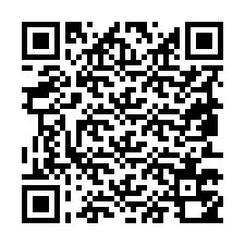 Código QR para número de teléfono +19853750548