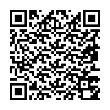 Código QR para número de teléfono +19853750946