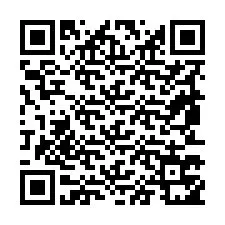 Código QR para número de teléfono +19853751421