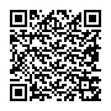 Código QR para número de teléfono +19853751432