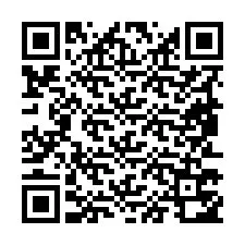 Código QR para número de telefone +19853752276