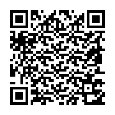 Código QR para número de teléfono +19853752549