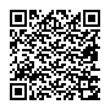 Código QR para número de teléfono +19853752647