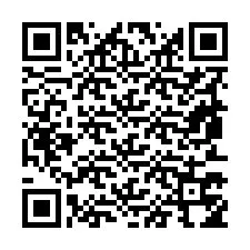 Código QR para número de teléfono +19853754015