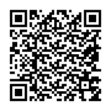 QR-code voor telefoonnummer +19853754539