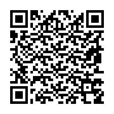 Código QR para número de teléfono +19853758415