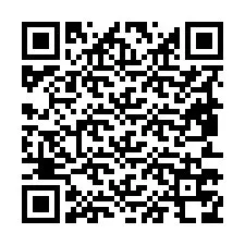 QR-code voor telefoonnummer +19853778202