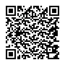 Código QR para número de teléfono +19853810138