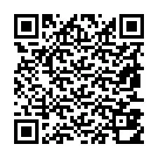 QR-koodi puhelinnumerolle +19853810185