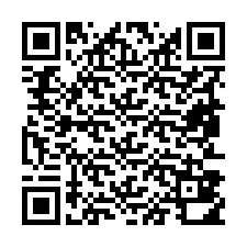 Código QR para número de teléfono +19853810227