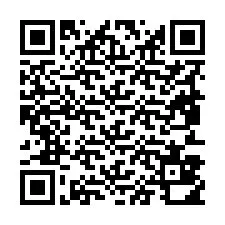 QR Code pour le numéro de téléphone +19853810502