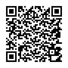 Código QR para número de teléfono +19853810518