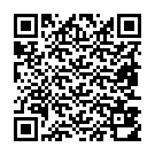 QR Code pour le numéro de téléphone +19853810597