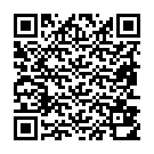 Código QR para número de teléfono +19853810767