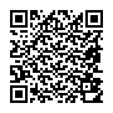 QR Code pour le numéro de téléphone +19853810777