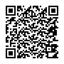 Código QR para número de teléfono +19853810813