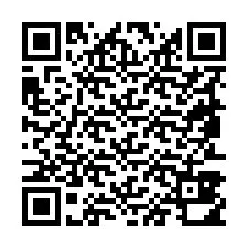 Código QR para número de teléfono +19853810868