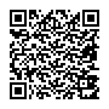 QR-code voor telefoonnummer +19853811987