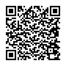 Código QR para número de teléfono +19854070342