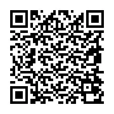 QR kód a telefonszámhoz +19854070480