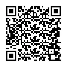 QR код за телефонен номер +19854070558